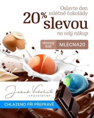 ✨ SLADKÁ OSLAVA DNESKA STARTUJE – 20 % SLEVA NA MLÉČNÉ POKLADY! ✨ Vstupte do světa hebké mléčné čokolády, kde každá...